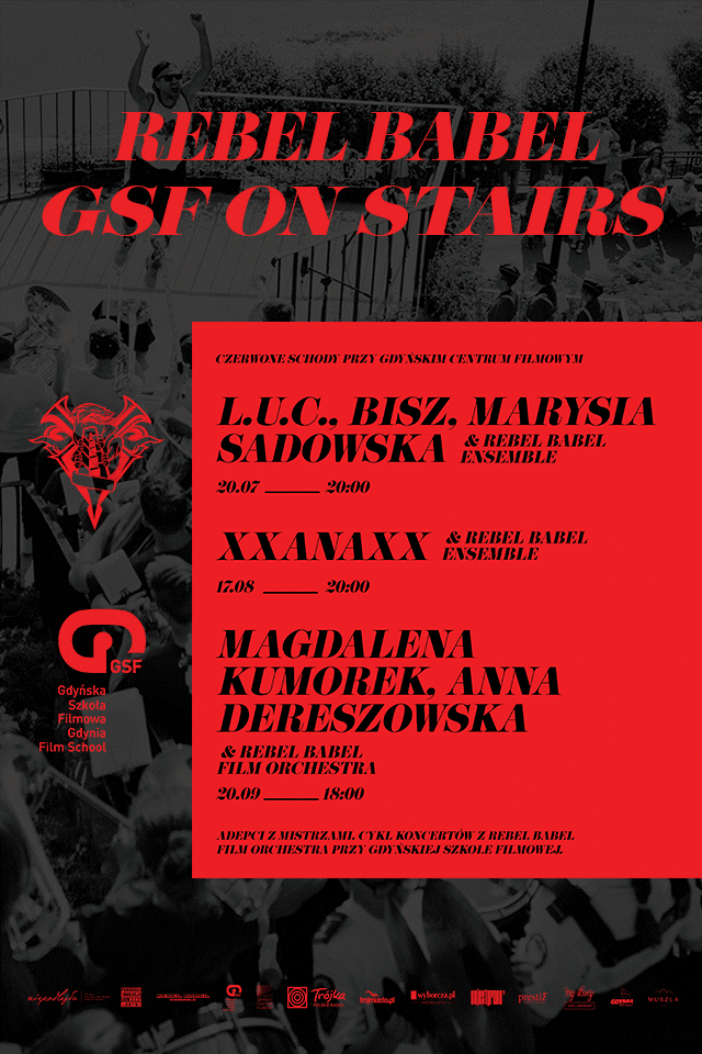 REBEL BABEL. GSF ON STAIRS